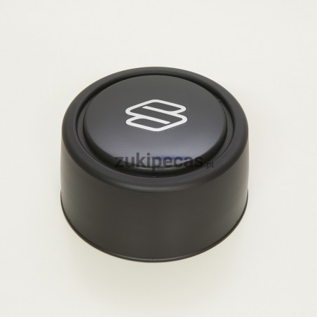 Centro de Jante de Encaixe com S em Cinza