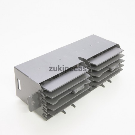 Grelha Ventilador Central Duplo Cinza