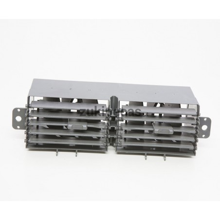 Grelha Ventilador Central Duplo Cinza