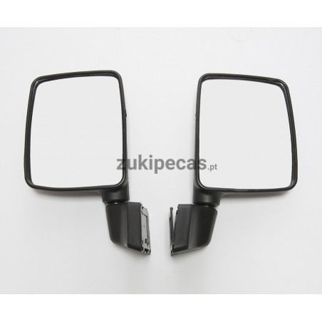 Par de Espelhos Samurai de Linha Branca