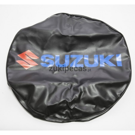 Capa de Roda Vermelha e Azul