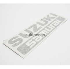 Legenda "Suzuki Samurai" Autocolante Porta Tras EM PRETO