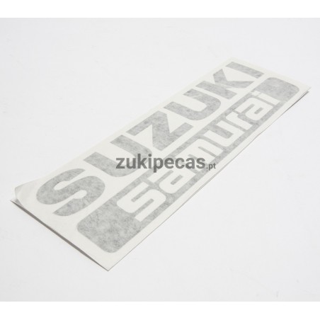 Legenda "Suzuki Samurai" Autocolante Porta Tras EM PRETO