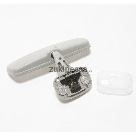 Espelho Interior com Luz Cinza