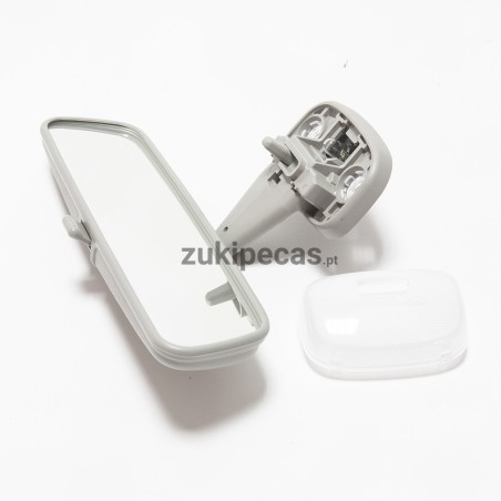 Espelho Interior com Luz Cinza