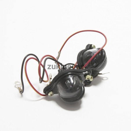 Par de Luzes de Matrícula Linha Branca